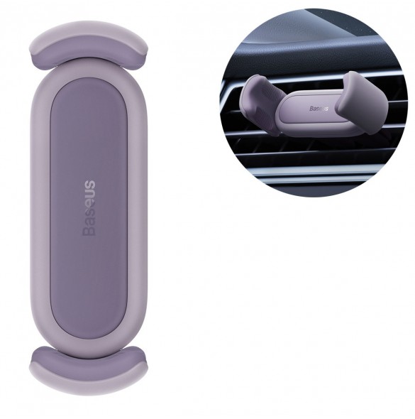 Baseus Steel Cannon 2 smartphonehållare för ventilationsgaller lila (SUGP000005)