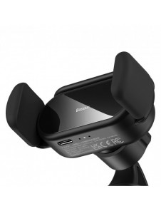 Baseus Steel Cannon Pro solar automatisk cockpit bilhållare svart (SUGP010001)