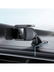 Baseus Steel Cannon Pro solar automatisk cockpit bilhållare svart (SUGP010001)