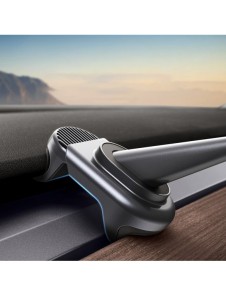 Elbilshållare med solpanel till Tesla Model 3 / Y Baseus T-Space - svart