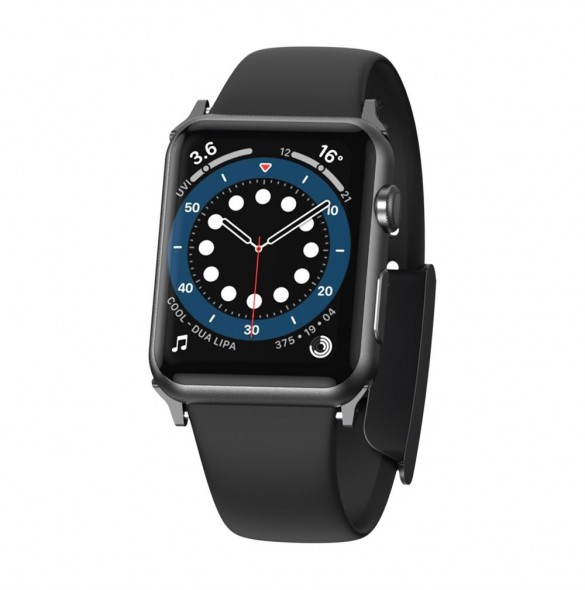 Baseus Slip-Thru bandarmband för Apple Watch 3/4/5/6/SE 38mm/40mm svart (LBWSE-01)