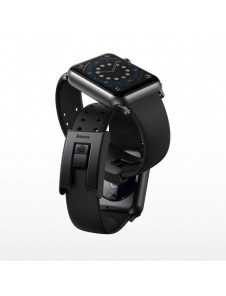Baseus Slip-Thru bandarmband för Apple Watch 3/4/5/6/SE 38mm/40mm svart (LBWSE-01)