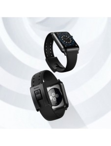 Baseus Slip-Thru bandarmband för Apple Watch 3/4/5/6/SE 38mm/40mm svart (LBWSE-01)
