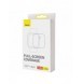 Set med 2x Baseus NanoCrystal skyddsfilm för Apple Watch 4/5/6/SE/SE 2 40mm + monteringssats - transparent
