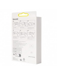 Set med 2x Baseus NanoCrystal skyddsfilm för Apple Watch 4/5/6/SE/SE 2 40mm + monteringssats - transparent