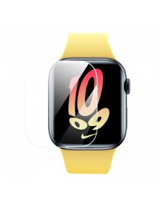 Set med 2x Baseus NanoCrystal skyddsfilm för Apple Watch 7/8 41mm + monteringssats - transparent
