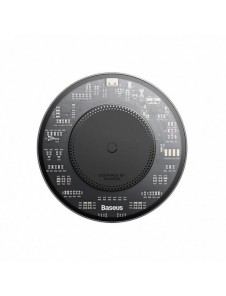 Baseus BS-W530 15W induktionsladdare + USB C-kabel - USB C 24W 1m - svart