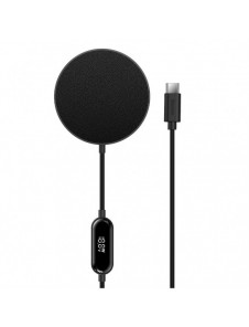 Baseus Simple Mini2 15W magnetisk Qi trådlös laddare kompatibel med MagSafe Black (CCJJ010001)