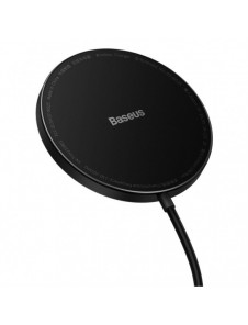 Baseus Simple Mini2 15W magnetisk Qi trådlös laddare kompatibel med MagSafe Black (CCJJ010001)