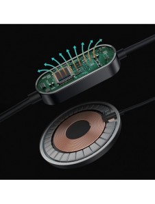 Baseus Simple Mini2 15W magnetisk Qi trådlös laddare kompatibel med MagSafe Black (CCJJ010001)