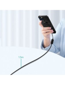 Baseus Simple Mini2 15W magnetisk Qi trådlös laddare kompatibel med MagSafe Black (CCJJ010001)