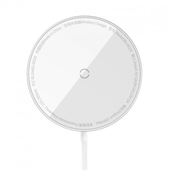 Baseus Simple Mini3 induktionsladdare 15W silver