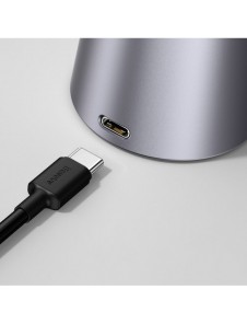 Baseus Smart Eye trådlös LED-bordslampa med batteri 2200 mAh grå (DGZG-0G)
