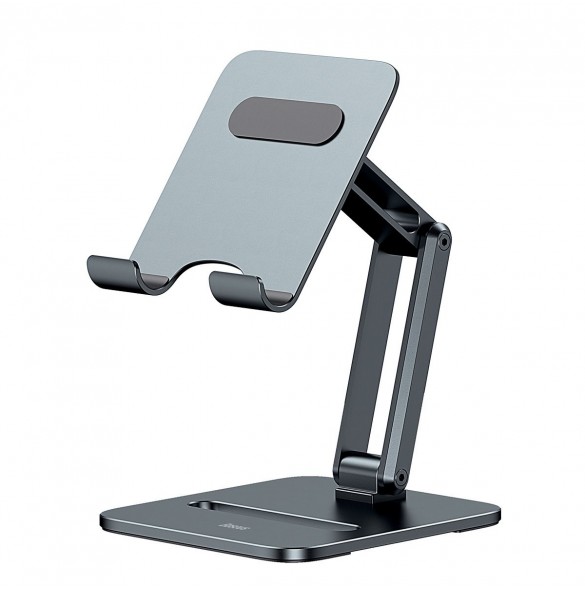 Baseus Desktop Biaxial Vikbart tablettställ i metall grått (LUSZ000113)