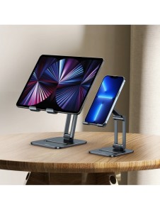 Baseus Desktop Biaxial Vikbart tablettställ i metall grått (LUSZ000113)