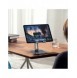 Baseus Desktop Biaxial Vikbart tablettställ i metall grått (LUSZ000113)