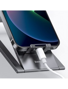 Baseus vikbart bordsställ surfplattahållare grå (LUKP000013)
