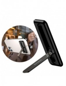 Baseus självhäftande hopfällbart telefonställ svart (LUXZ000001)