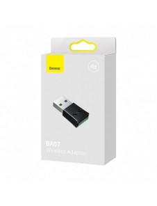 Baseus BA07 Bluetooth USB-adapter - svart