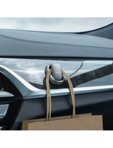 Baseus Beetle 2x självhäftande bilfordon och hemhängare fordonskrokhållare grå (ACGGJK-0G)