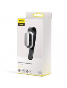 Baseus Bilhållare Glasögon Clip Silver (ACYJN-B0S)