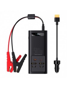 Baseus bilströmväxelriktare 150W 12V / 500W 220V (EU- och CN-kontakt) svart (CGNB000101)