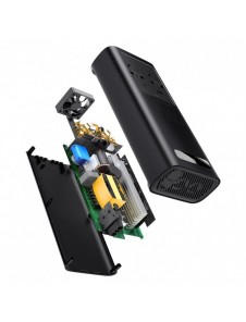Baseus bilströmväxelriktare 150W 12V / 500W 220V (EU- och CN-kontakt) svart (CGNB000101)