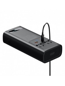 Baseus bilströmväxelriktare 150W 12V / 500W 220V (EU- och CN-kontakt) svart (CGNB000101)