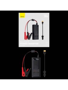 Baseus bilströmväxelriktare 150W 12V / 500W 220V (EU- och CN-kontakt) svart (CGNB000101)
