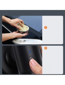 Baseus sladdlös elektrisk polermaskin 30W 4000mAh svart (CRDLQ-B01)
