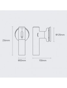 Baseus sladdlös elektrisk polermaskin 30W 4000mAh svart (CRDLQ-B01)