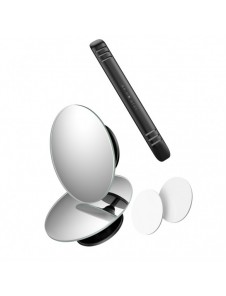 Baseus Full-view Blind-spot Mirror 2x extra bil sidospegel konvex dödvinkel svart (ACMDJ-01)
