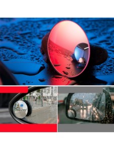Baseus Full-view Blind-spot Mirror 2x extra bil sidospegel konvex dödvinkel svart (ACMDJ-01)