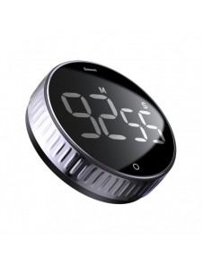 Baseus Heyo roterande timer elektronisk timer svart timer (ACDJS-01)