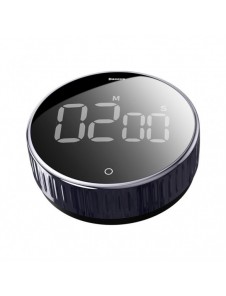 Baseus Heyo roterande timer elektronisk timer svart timer (ACDJS-01)