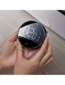 Baseus Heyo roterande timer elektronisk timer svart timer (ACDJS-01)