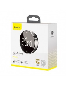 Baseus Heyo roterande timer elektronisk timer svart timer (ACDJS-01)
