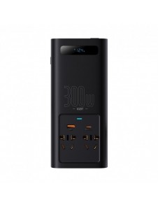 Baseus IGBT Car Inverter Inverter 300W 220V (CN / EU-kontakt) Svart (CGNB010101)