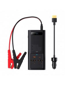 Baseus IGBT Car Inverter Inverter 300W 220V (CN / EU-kontakt) Svart (CGNB010101)