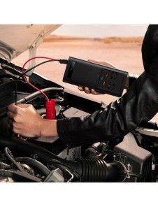 Baseus IGBT Car Inverter Inverter 300W 220V (CN / EU-kontakt) Svart (CGNB010101)