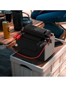 Baseus IGBT Car Inverter Inverter 300W 220V (CN / EU-kontakt) Svart (CGNB010101)