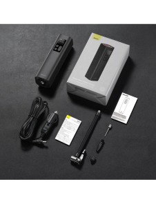 Baseus Mini Car Air Kompressor Cigarettändaruttag Svart (CRCQ000001)