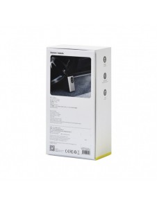 Baseus mini bilkompressor däckpump med 7500 mAh batteri grå (CRCQB02-0A)