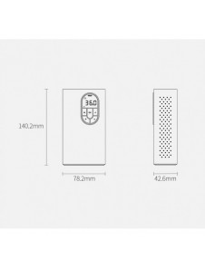 Baseus mini bilkompressor däckpump med 7500 mAh batteri grå (CRCQB02-0A)