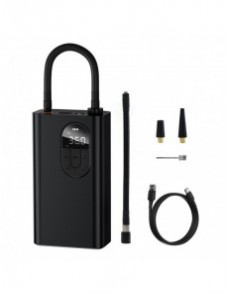 Baseus mini bilkompressor däckpump med batteri 2500mAh 54W svart (CRNL040001)