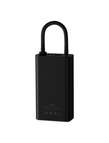 Baseus mini bilkompressor däckpump med batteri 2500mAh 54W svart (CRNL040001)