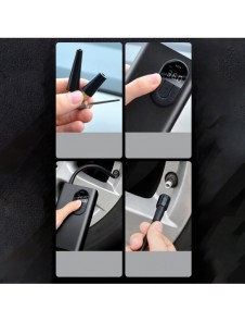 Baseus mini bilkompressor däckpump med batteri 2500mAh 54W svart (CRNL040001)