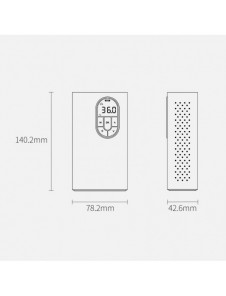 Baseus mini bilkompressor däckpump med batteri 2500mAh 54W svart (CRNL040001)