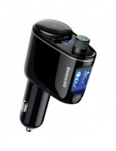 Baseus S-06 Bluetooth/USB bil FM-sändare (Overseas Edition) - svart