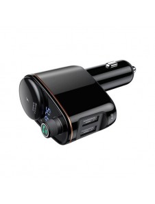 Baseus S-06 Bluetooth/USB bil FM-sändare (Overseas Edition) - svart